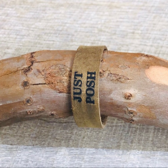 techleathercraft handmade Jewelry - Sale! Just Posh leather bracelet cuff